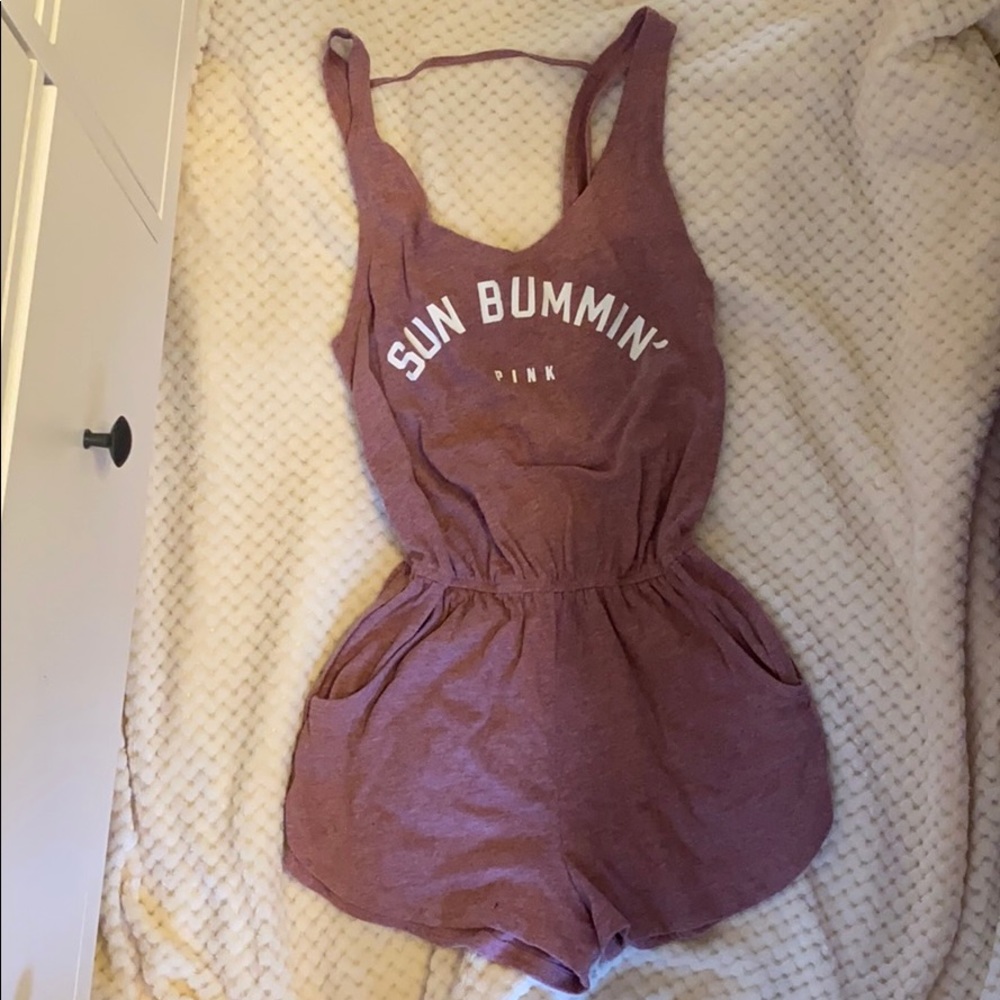 VS Pink Mauve Romper